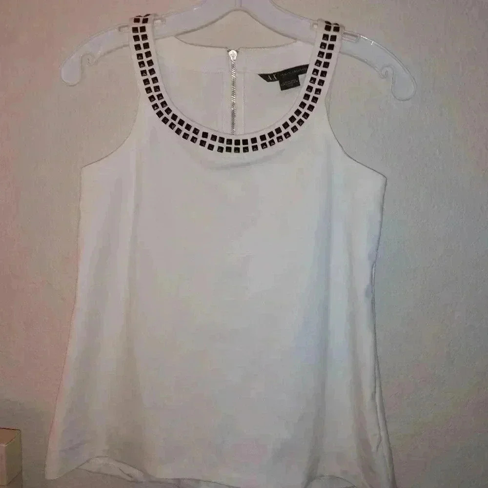 Armani exchange White tank size XS - Picture 2 of 5